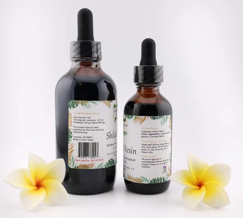 Miniatura 2 de Extracto líquido sin alcohol de resina Shilajit 2 oz