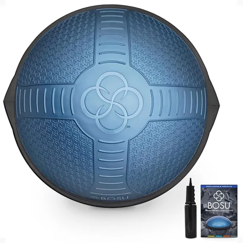 BOSU Nexgen Balance Trainer, Half-Ball Training Equipment, 65 cm Diameter, 300 lb Capacity - Burst-Resistant Stability Exercise Tool w/Non-Slip Azul