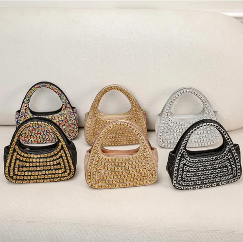 Miniatura 3 de BBTT.ful Bolsos de noche con diamantes de imitación para mujer (varios colores)