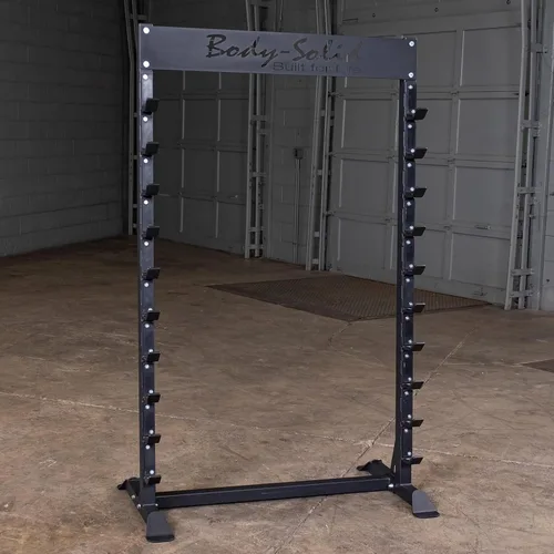 Miniatura 2 de Body-Solid Estante de barra horizontal, negro (SBS100)