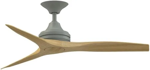 Miniatura 13 de Fanimation Spitfire - Ventilador de techo de 3 aspas, 12 pulgadas de alto y 48 pulgadas de ancho, acabado negro, color hoja de madera de whisky
