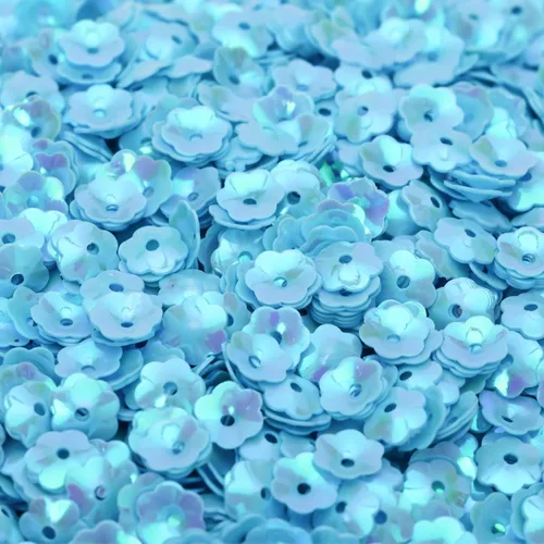 Miniatura 14 de 4000 piezas de lentejuelas sueltas a granel de 6 mm, lentejuelas iridiscentes redondas, lentejuelas para bordado, lentejuelas para manualidades
