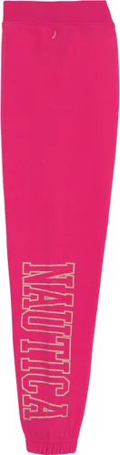 Miniatura 2 de Nautica Girls' Logo Sweatpants, Fleece Joggers with Ribbed Cuffs & Functional Side Pockets