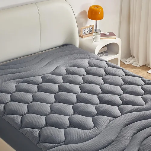 Miniatura 8 de Sonive Protector de colchón impermeable, protector de colchón individual con bolsillo profundo de hasta 21 pulgadas, protector de colchón ajustable