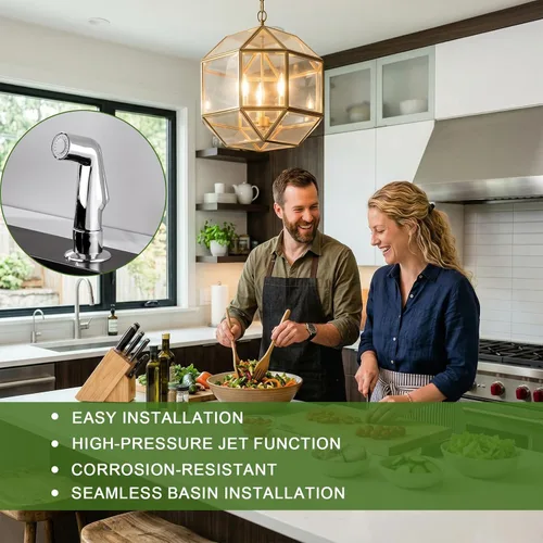 Miniatura 4 de Accesorio de rociador para fregadero de cocina compatible con rociador de grifo Moen reemplazo de cabezal rociador lateral de cocina y conjunto
