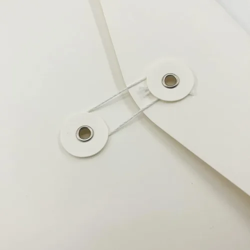 Miniatura 3 de VANRA Carpeta de archivos de cuerda de papel kraft, sobre para archivar proyectos, documentos, organizador de cartas, plano, sin expansión