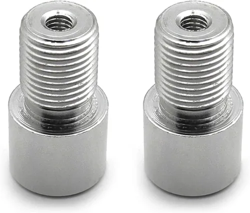 Miniatura 7 de Adaptador de espejo de extremo de barra M6 hembra en el sentido de las agujas del reloj compatible con FZ 07 09 XSR900 SMAX [P/N: MT325-003 X2-SR]