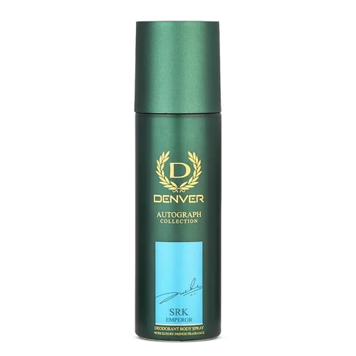 Denver SRK Emperor Autograph Collection Desodorante corporal en espray para hombres, (4.7 fl oz), fragancia de larga duración y protección contra