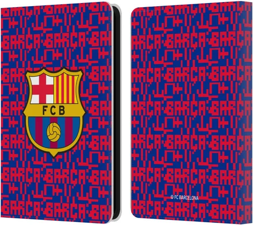 Miniatura 28 de Head Case Designs Funda de piel con licencia oficial del FC Barcelona Barca Crest Graphics compatible con Kindle Paperwhite 5 (2021)