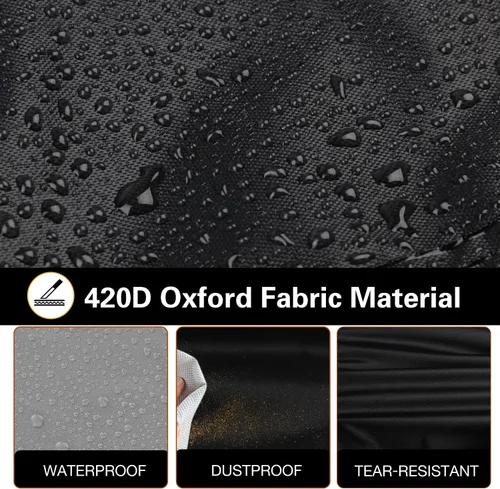 Miniatura 4 de Saking Funda para Tanque de Propano Compatible con Tanque de Propano Cuadrado de 20 libras, Funda Impermeable para Mesa Auxiliar de Almacenamiento