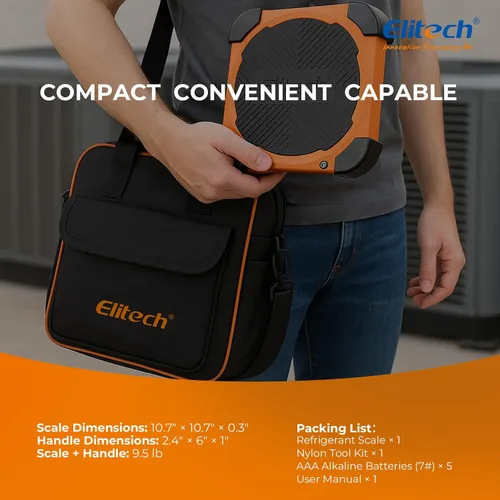 Miniatura 7 de Elitech LMC-200 escala refrigerante digital (220 Lb)
