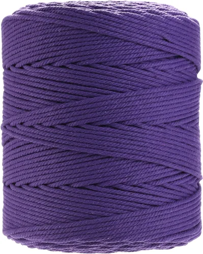 Miniatura 70 de Cuerda de macramé 4 mm x 328 yardas Natural Cuerda de algodón para macramé Cuerda de macramé colorida Cordón de algodón suave Suministros de macramé