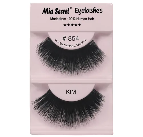 Miniatura 36 de Mia Secret Demi Wispies - Pestañas postizas de estilo natural, pestañas de tira fina, banda transparente invisible, pestañas de cabello humano