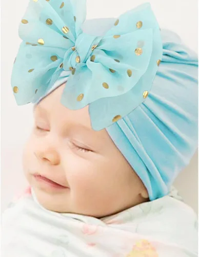 Miniatura 8 de 11 sombreros turbantes para bebé, turbante con lazo, sombrero de hospital infantil para niños pequeños de 0 a 4 años, Juego de 11 piezas