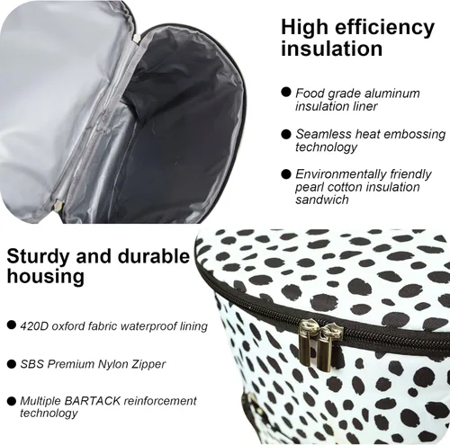 Miniatura 3 de Mochila Enfriadora Wolka 30 Latas, Mochilas Enfriadoras Aisladas A Prueba De Fugas Portátiles, Bolsa Enfriadora De Lado Suave Impermeable Para Perro