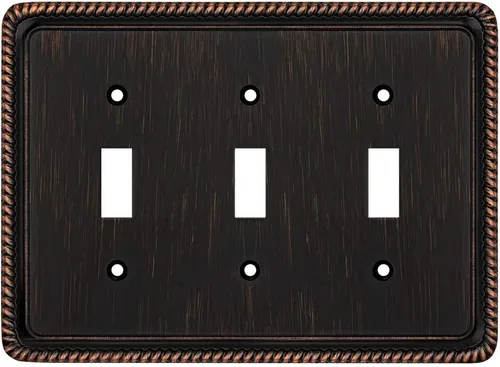 Miniatura 25 de Henne Bery Placa Decorativa de Pared con Borde de Cuerda Placa de Interruptor Cubierta de Tomacorriente