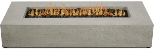 Miniatura 4 de BBQGuys Signature La Valle 1591LP-FLNT - Mesa de fuego rectangular de propano de 72 pulgadas, pedernal