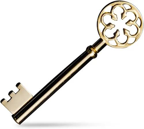 Miniatura 2 de Magic Makers Llave dorada: accesorio de metal hecho a mano con precisión para un rendimiento de primer plano y magia callejera