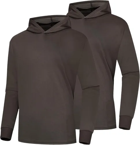 Miniatura 21 de ProtectX Sudadera ligera de manga larga con protección solar de alta visibilidad, UPF 50+ de secado rápido, camisa SPF UV, ropa activa