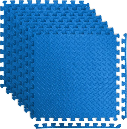 Miniatura 11 de Art3d Eva Puzzle - Alfombrillas de ejercicio de espuma de 24 x 24 x 1/2 pulgadas de grosor para gimnasios, pisos, entrenamiento, equipos