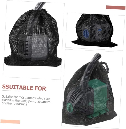 Miniatura 5 de Happyyami Bolsa de filtro de bomba de agua, bolsa de filtro de bomba de malla, bolsa de filtro de bomba de fuente, bolsas de filtro de piscina