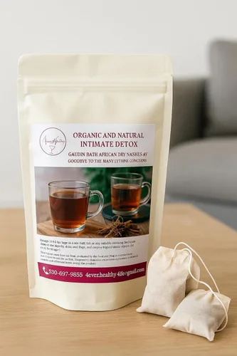 Desintoxicación orgánica e íntima | Cuidado femenino 100% natural inspirado en raíces africanas | Combate el olor, la picazón y las irritaciones | |