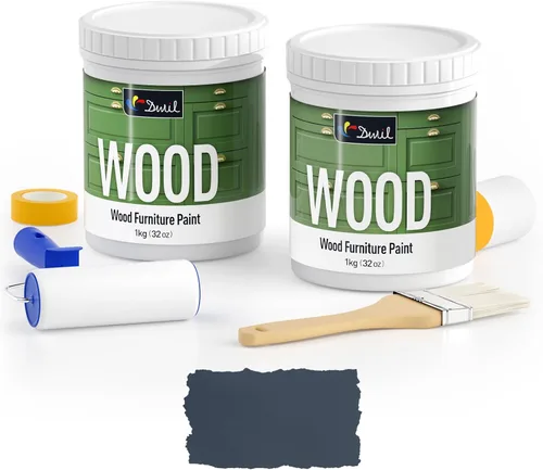 Miniatura 35 de DWIL Pintura para Muebles con Acabado Mate - Pintura para Madera de 16 Oz para Gabinetes, Puertas, Mesas y Cómodas Renovación - A Base de Agua, No