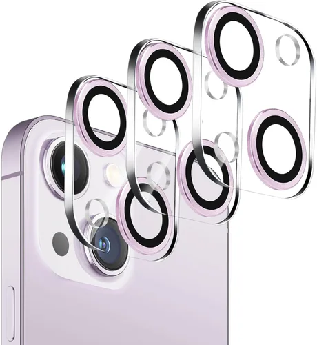 Miniatura 23 de Pack de 3 protectores de lente de cámara de vidrio templado Dengduoduo para iPhone 13 Pro de 6.1" y iPhone 13 Pro Max de 6.7", brillo de diamantes