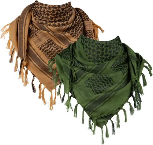 Miniatura 36 de FREE SOLDIER - Bufanda militar, shemagh, pañuelo palestino, bufanda para la cabeza o el cuello, pañuelo árabe, pañuelo del desierto para la cabeza