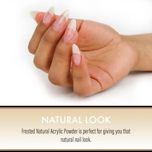 Miniatura 6 de Mia Secret Polvo acrílico natural esmerilado fabricado en Estados Unidos, varios tamaños (1 oz.)