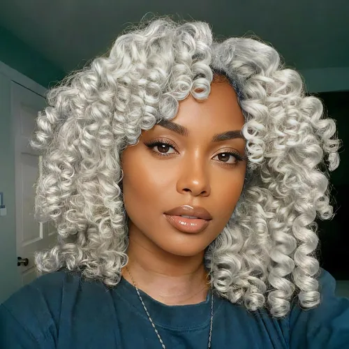 Miniatura 31 de Cabello de Ganchillo Jamaicano Saltarín de 8 Pulgadas 5 Paquetes 2X Rizo de Varita Ringlet Cabello de Ganchillo Pre-Enrollado Rizo Saltarín