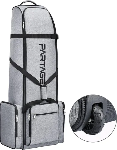 Miniatura 7 de Partage Golf Travel Bag with Wheels,Golf Travel Case for Airlines, 600D Heavy Duty Oxford