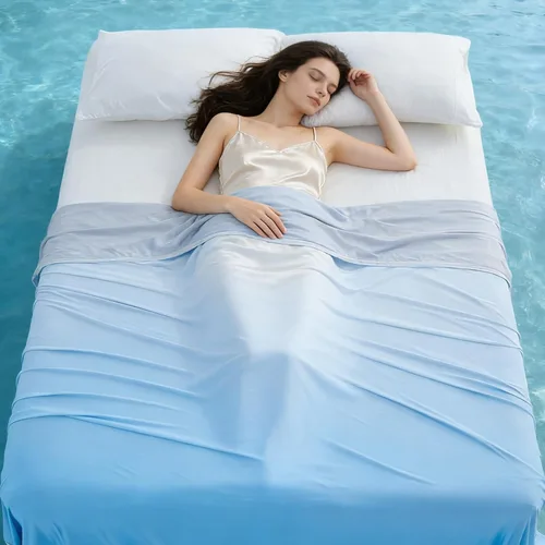 Miniatura 11 de Manta de enfriamiento EMME 50"x70", Mantas de enfriamiento Q-Max 0.5 para personas que duermen con calor, Manta de verano de hielo para sudores