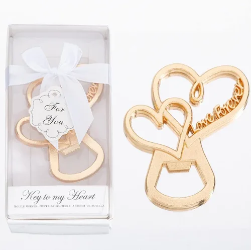 Miniatura 7 de Paquete de 50 abrebotellas Love Forever para regalos de boda para invitados, regalos de fiesta de despedida de soltera, recuerdos o decoraciones