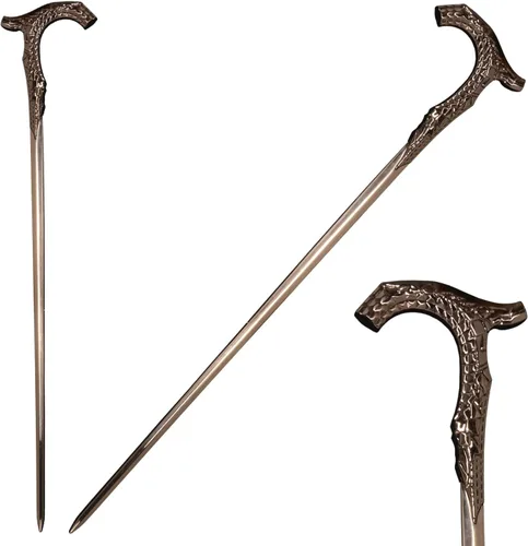 Sword fort Espada Vergil Yamato de Acero Inoxidable/Espada Dante Rebellion Katana de Metal Real, Nero Red Queen Accesorio de Cosplay de Juego