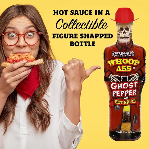 Miniatura 6 de Juego de regalo de salsa picante de pimienta fantasma y salsa picante Carolina Reaper de primera calidad, empaquetado en botellas coleccionables