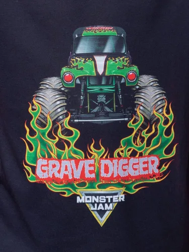 Miniatura 4 de Monster Jam - Conjunto de pijama para niño con cuello raglán
