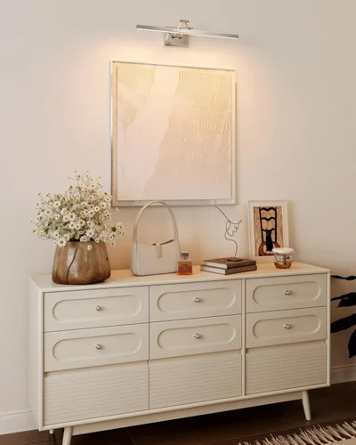 Miniatura 7 de VONLUCE Luz LED de Tocador de Baño de 24", Luces LED Modernas de Tocador 3CCT con Cabezal Giratorio de 360° y Brazo Oscilante, Lámpara de Baño