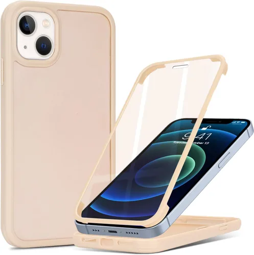 Miniatura 52 de Funda para iPhone 13 mini con protector de pantalla integrado y protección de cuerpo completo, para Apple iPhone 13 Mini, fundas para hombres, Rojo