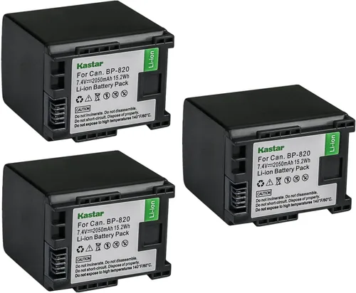Miniatura 5 de Kastar Paquete de 1 batería de repuesto BP-820 para cámaras Canon XA60, Canon XA65, Canon XA70, Canon XA75, Canon VIXIA HF G70