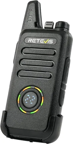Miniatura 12 de Retevis RT22S Walkie Talkies para adultos, radio de 2 vías con auricular, pantalla de canal, recargable, radio bidireccional FRS portátil, mini