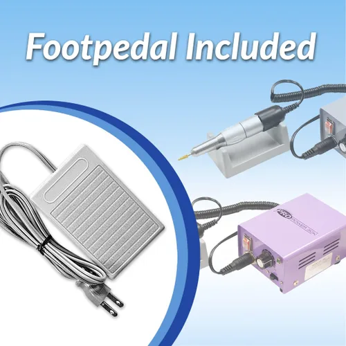 Miniatura 4 de Medicool Pro Power 30K Taladro eléctrico con lima de uñas eléctrica de 30,000 RPM para manicura y pedicura con kit de brocas, 1 paquete