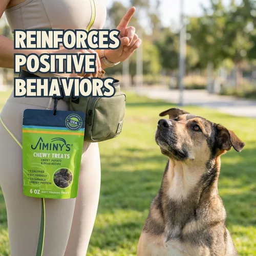 Miniatura 7 de Jiminy's Chewy Cricket - Golosinas de entrenamiento para perros, masticables, bajas en calorías, hipoalergénicas, fabricadas en Estados Unidos, 6