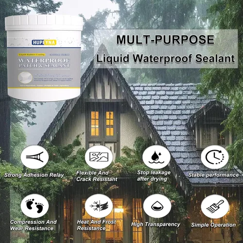 Miniatura 2 de Hupeyna - Sellador impermeable líquido, agente invisible a prueba de agua, transparente, reparación de fugas, adhesivo impermeable, revestimiento