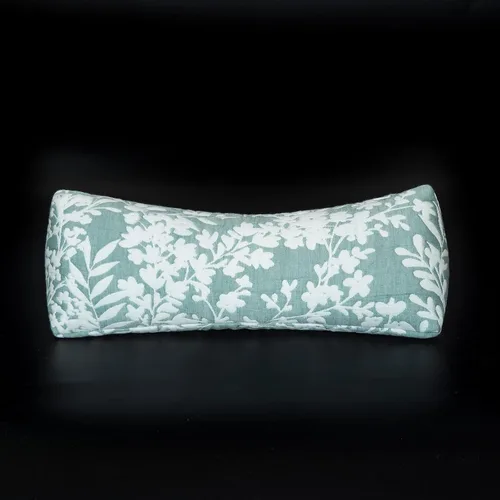 Miniatura 10 de Almohada de apoyo para el cuello de trigo sarraceno, almohada cilíndrica cervical, almohada ajustable de cáscaras de trigo sarraceno, alivio del Azul