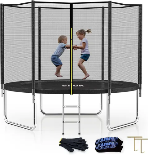 Miniatura 14 de SKOK Trampoline for Kids,400LBS Outdoor Trampoline with Net-ASTM Approved Trampoline for Children and Adults
