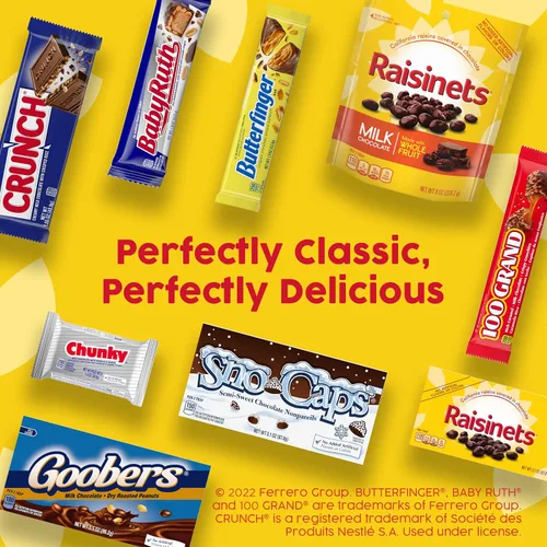 Miniatura 7 de Pasas cubiertas de chocolate oscuro, bolsa de 8 onzas, caramelo Ferrero a granel