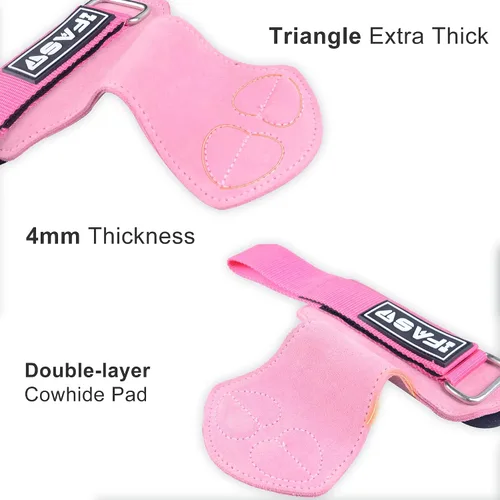 Miniatura 6 de IFAST Cinturón de levantamiento de pesas y correas de muñeca, cinturón de levantamiento de pesas para mujer con cinturón de soporte lumbar acolchado