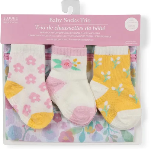 Miniatura 9 de JuJuBe Calcetines a juego para mamá y bebé niño o niña, regalos de baby shower, artículos esenciales para recién nacidos Happy Baby Vibes