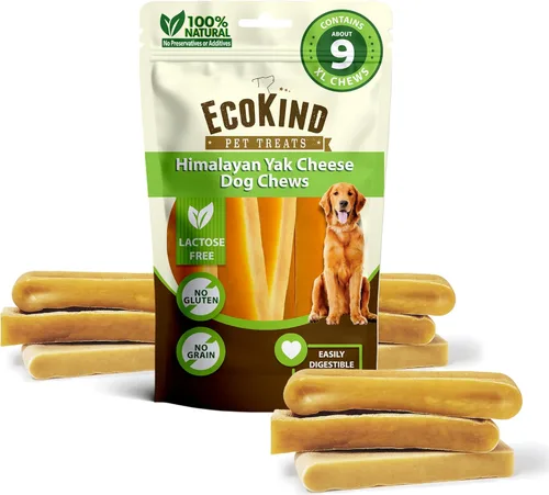 Miniatura 17 de EcoKind Premium Gold Yak Cheese - Masticables para perros del Himalaya, golosinas saludables para perros pequeños, con alto contenido de proteínas